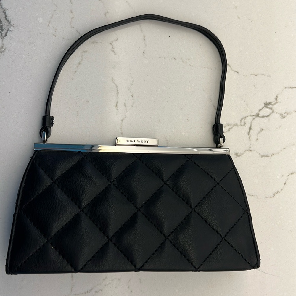 Vintage Nine West Black Cocktail Bag